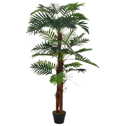 Artificial Plant Palm with Pot Green Fresh Faux Leaf Decor Multi Sizes