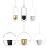 Metal Hanging Flower Pot Nordic Chain Hanging Planter Flower Vase For Home Garden Balcony New.