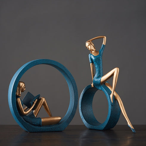 Creative Decoration Accessories Modern Simple Crafts Ornaments Figurines Miniatures.