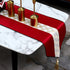 Hot Modern Luxury Table Runners with Tassel Polyester, with Feature Pattern for Wedding Home Decoration.