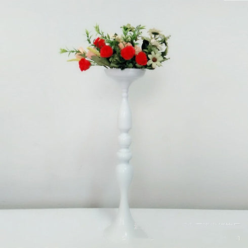 Metal Candle Holders Flowers Vase Candlestick Centerpieces Road Lead Candelabra Centerpieces Wedding props Christmas home decoration.