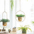 Metal Hanging Flower Pot Nordic Chain Hanging Planter Flower Vase For Home Garden Balcony New.