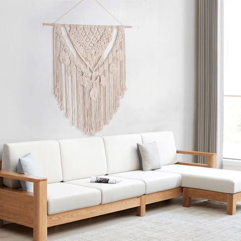 Wall Hanging Bohemian Chic Handicrafts Woven Tapestry Modern Boho Living Room Bedroom Wall Decoration
