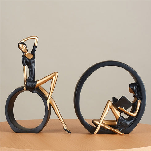 Creative Decoration Accessories Modern Simple Crafts Ornaments Figurines Miniatures.