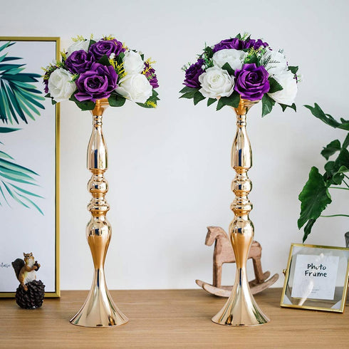 Candle Holders Stand Column Candlestick Event Road Lead Flower Vase Rack Table Wedding Centerpieces Party Dinner Decor