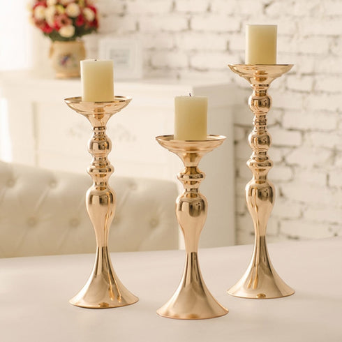 Candle Holders Stand Column Candlestick Event Road Lead Flower Vase Rack Table Wedding Centerpieces Party Dinner Decor