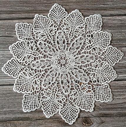 NEW round Lace embroidery placemat cup coaster.