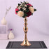 Metal Candle Holders Flowers Vase Candlestick Centerpieces Road Lead Candelabra Centerpieces Wedding props Christmas home decoration.