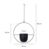 Metal Hanging Flower Pot Nordic Chain Hanging Planter Flower Vase For Home Garden Balcony New.