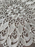 White Embroidery New Dining Table Placemat Coaster Lace Table Cloth Cup Holder Christmas Coaster Drink Placemat Kitchen