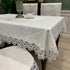 Tablecloth Rectangle Luxury Embroidery Lace Round Table Cover Flower Elegant Hollow Out Table Dining Cloth Table Flag Towels