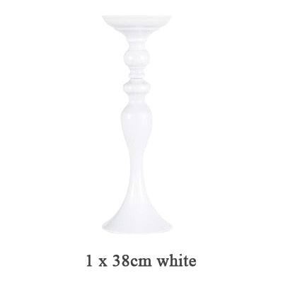 Candle Holders Stand Column Candlestick Event Road Lead Flower Vase Rack Table Wedding Centerpieces Party Dinner Decor
