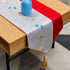 Hot Modern Luxury Table Runners with Tassel Polyester, with Feature Pattern for Wedding Home Decoration.
