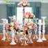 Candle Holders Stand Column Candlestick Event Road Lead Flower Vase Rack Table Wedding Centerpieces Party Dinner Decor