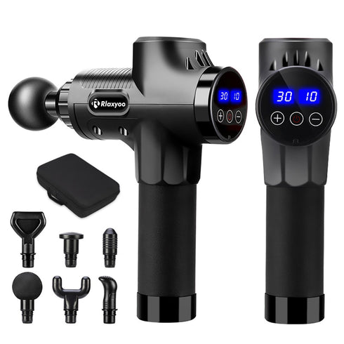 New High frequency Massage Gun Muscle Relax Body Electric Massager with Portable Bag Therapy Gun for fitness