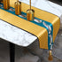 Hot Modern Luxury Table Runners with Tassel Polyester, with Feature Pattern for Wedding Home Decoration.