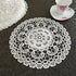 NEW round Lace embroidery placemat cup coaster.