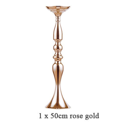 Candle Holders Stand Column Candlestick Event Road Lead Flower Vase Rack Table Wedding Centerpieces Party Dinner Decor
