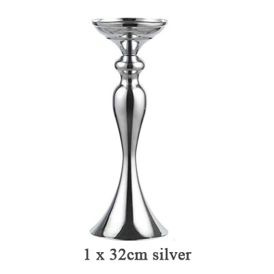 Candle Holders Stand Column Candlestick Event Road Lead Flower Vase Rack Table Wedding Centerpieces Party Dinner Decor
