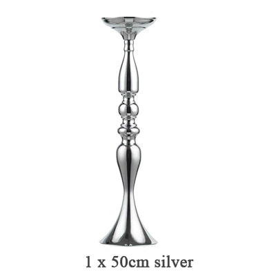 Candle Holders Stand Column Candlestick Event Road Lead Flower Vase Rack Table Wedding Centerpieces Party Dinner Decor