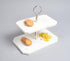 Classic Marble & Iron Tiered Cake Stand