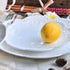 European Style Flat Plate-6"8"10"Western Steak Plate -Embossed Round Shallow Plate Pure White Bone China Dessert Tray Home Acces