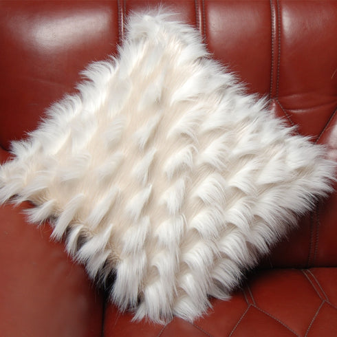 Luxury fluffy plush Cushion Cover cushion case sofa bed room.