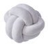 Soft Plush Knot Cushion Sofa Throw Pillow for Living Room Green Round Hand Woven Cushion Throw Pillow Round Knot Pillow