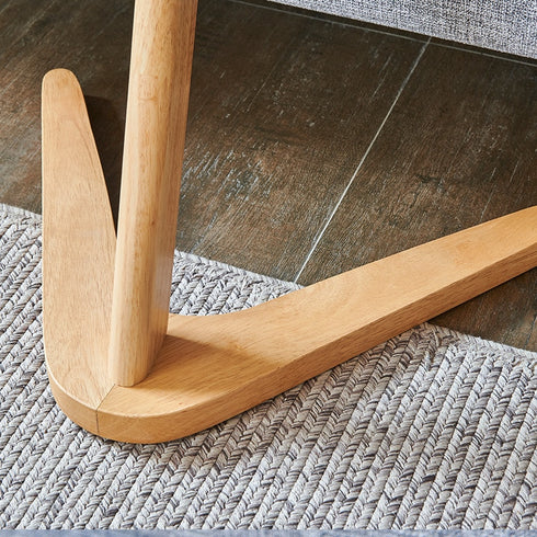 Wooden Home Side Table Modern American Style Furniture, Movable Coffee Table Design.